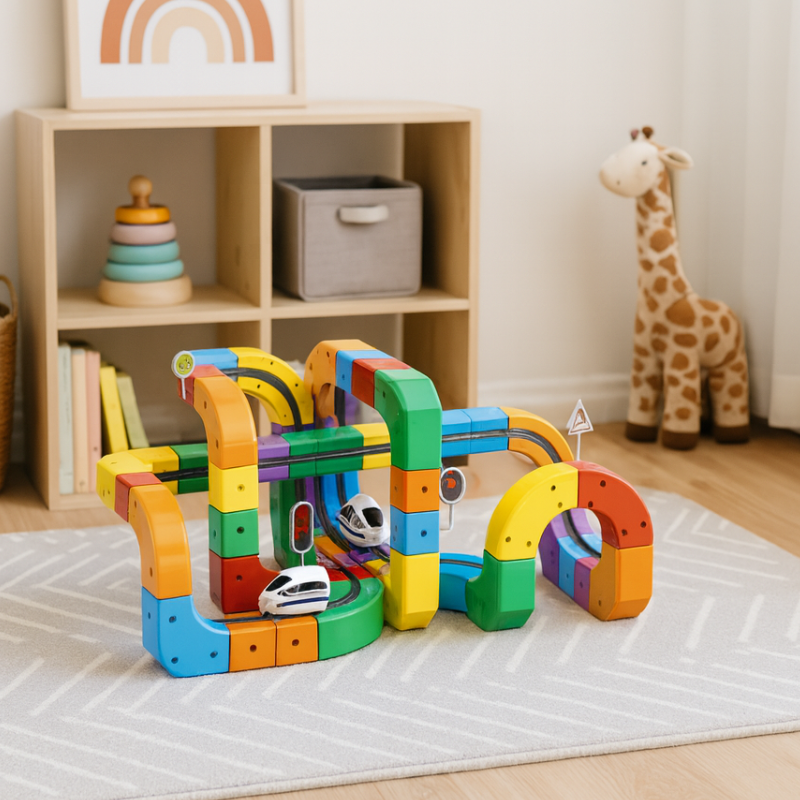 Cubix 3D-treinroutes met Mix-and-Match STEM