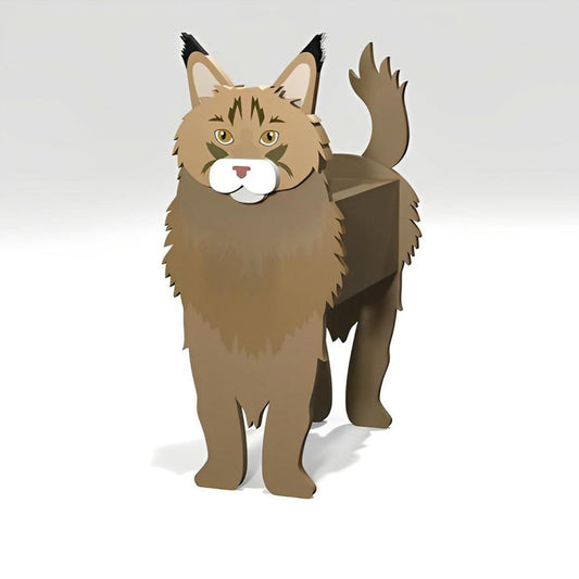 Bloempot - Maine Coon