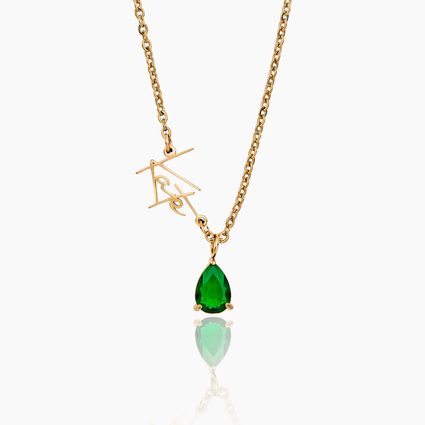 LustraGem | Naamketting met geboortesteen test theme