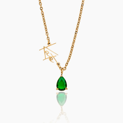 LustraGem | Naamketting met geboortesteen test theme
