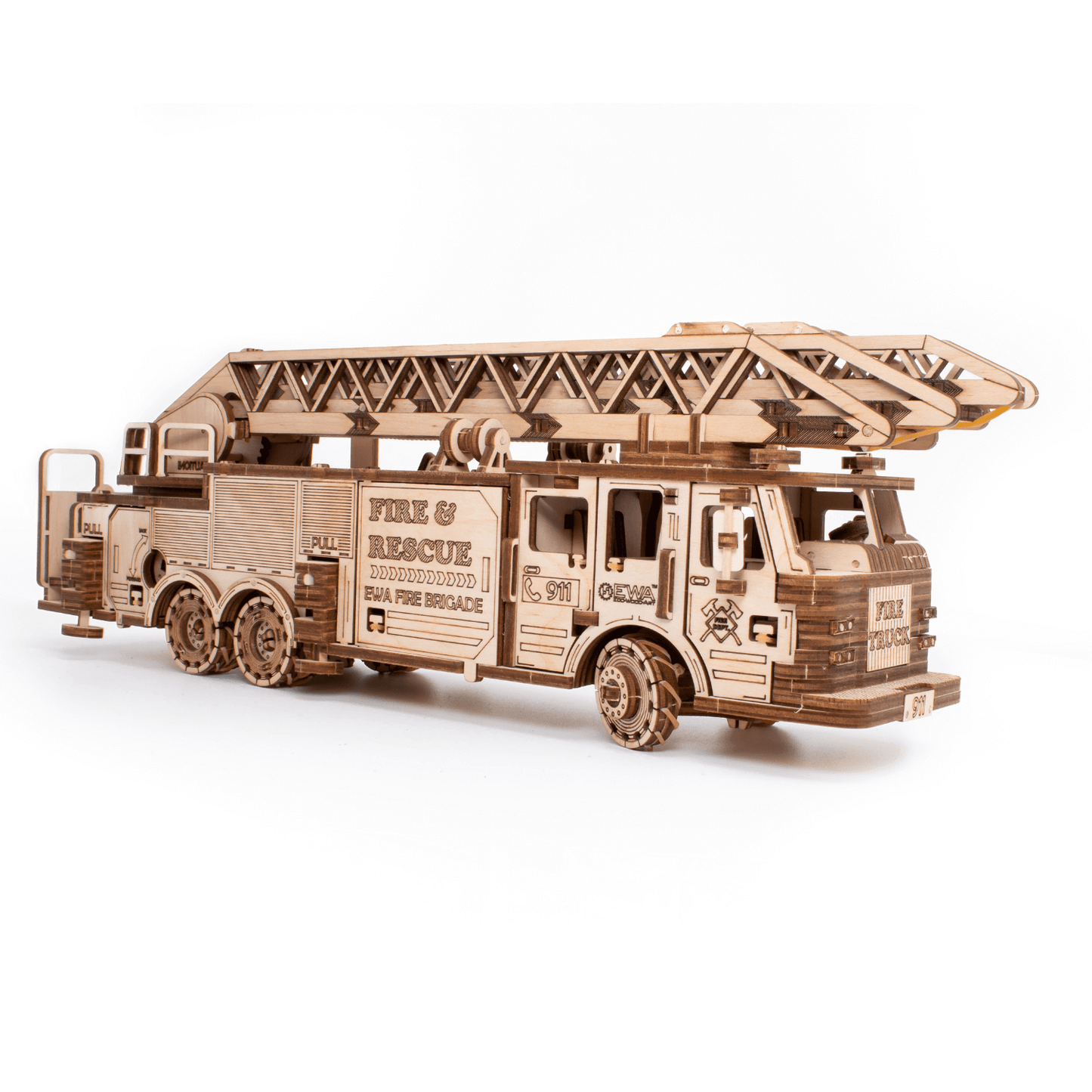 Mechanische vrachtwagen-brandweerwagen