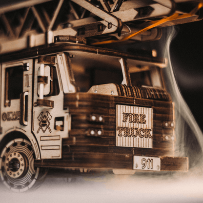 Mechanische vrachtwagen-brandweerwagen