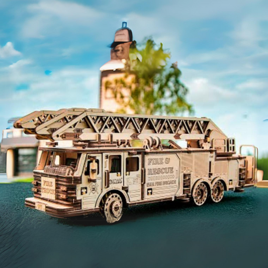 Mechanische vrachtwagen-brandweerwagen