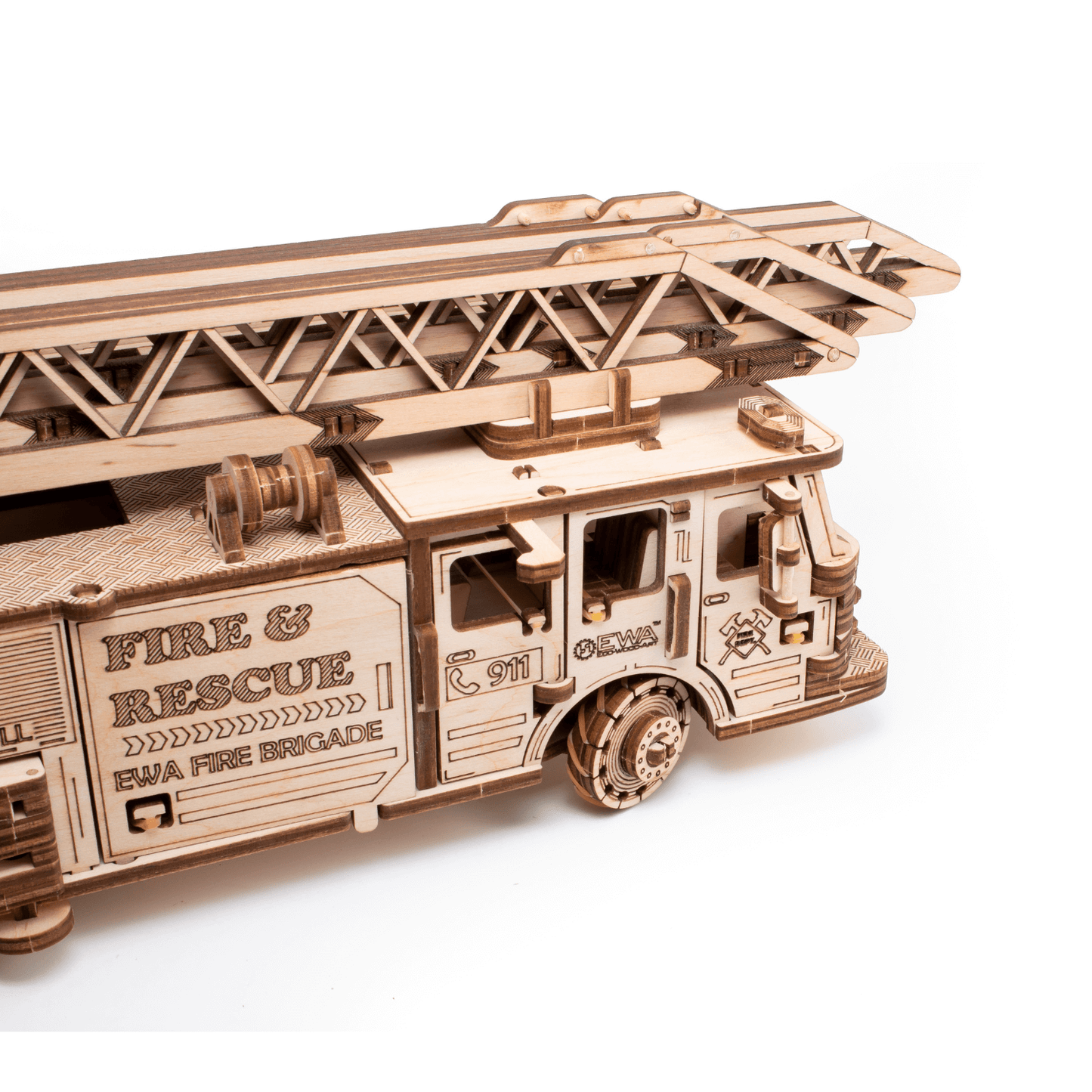 Mechanische vrachtwagen-brandweerwagen