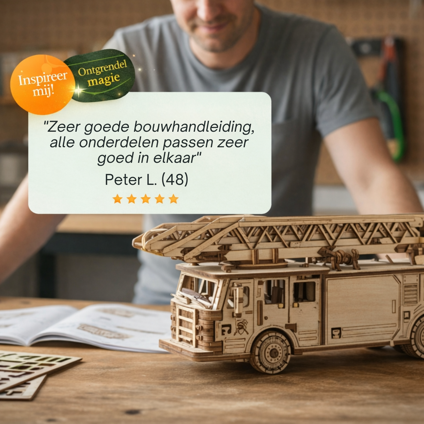 Mechanische vrachtwagen-brandweerwagen