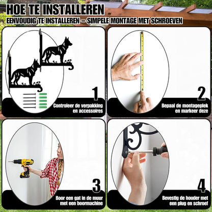 Metalen hangbeugel – Duitse herder