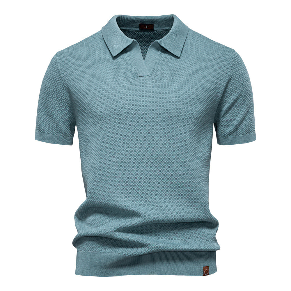 Ulrich – Gestructureerd Poloshirt