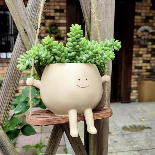 Schommelende Plantenpot