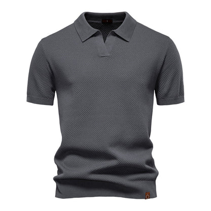 Ulrich – Gestructureerd Poloshirt