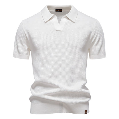 Ulrich – Gestructureerd Poloshirt