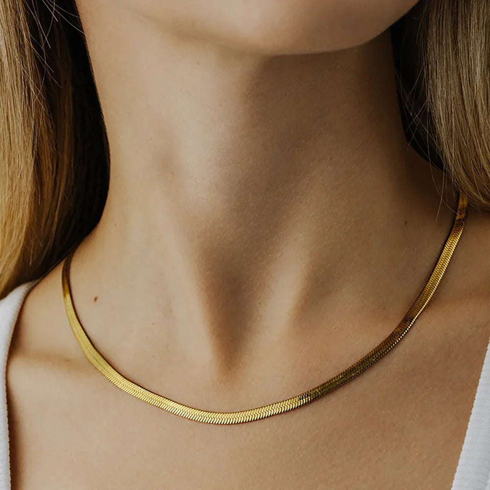 Elysian Gold visgraatketting
