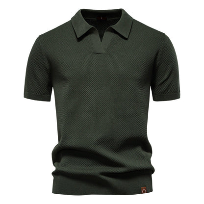 Ulrich – Gestructureerd Poloshirt