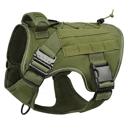 Heavy-Duty Tactisch No-Pull K9 Hondenharnas