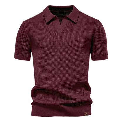 Ulrich – Gestructureerd Poloshirt