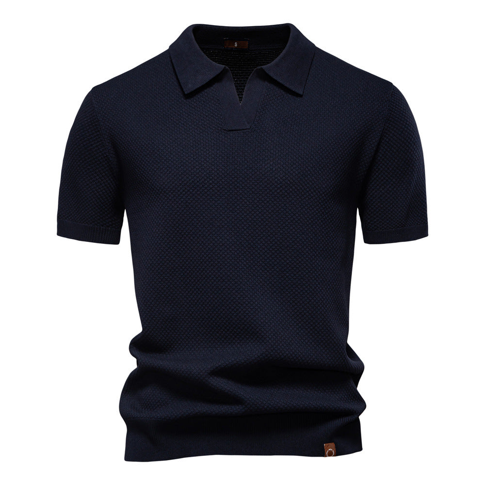 Ulrich – Gestructureerd Poloshirt