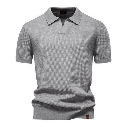 Ulrich – Gestructureerd Poloshirt