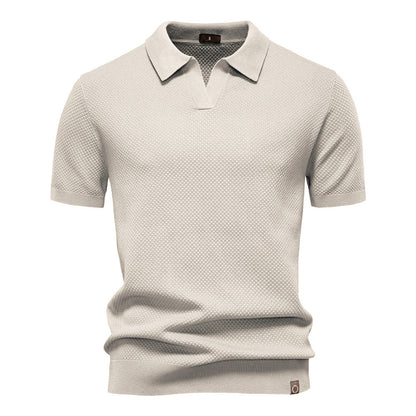 Ulrich – Gestructureerd Poloshirt