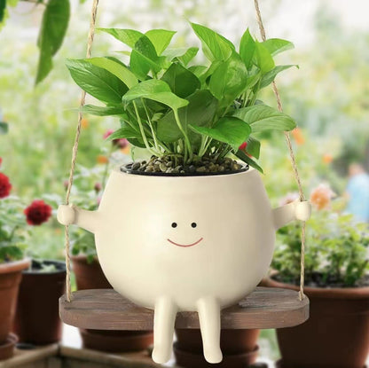 Schommelende Plantenpot
