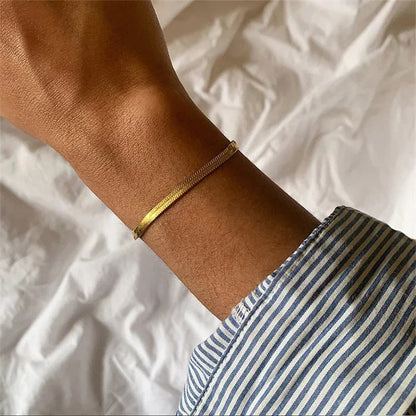 Vida Gold visgraatarmband