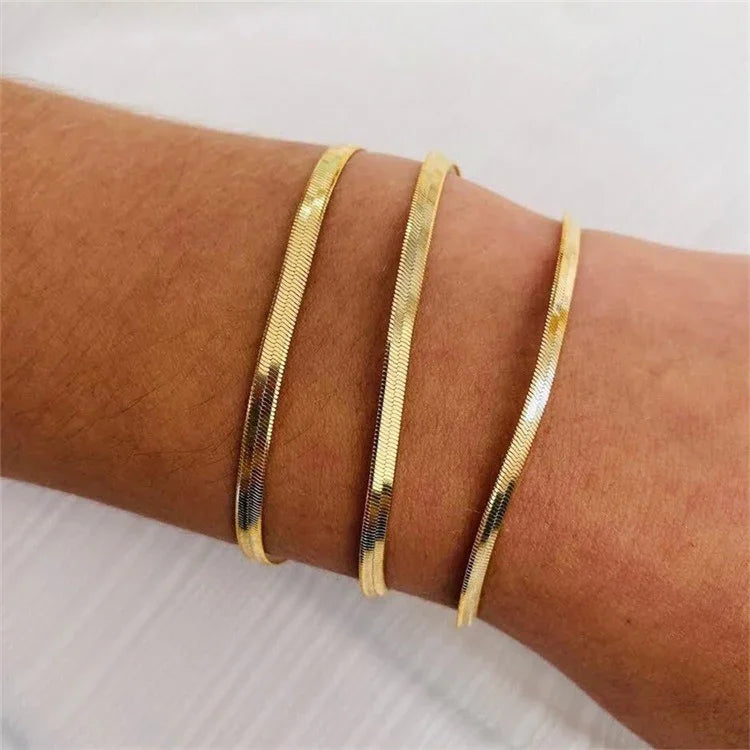 Vida Gold visgraatarmband