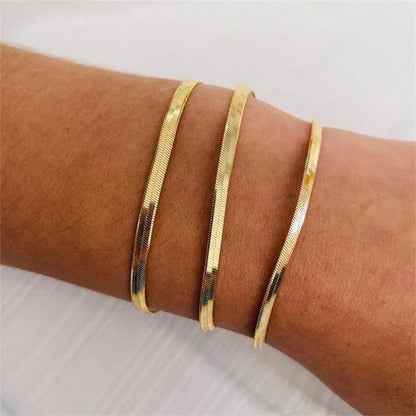 Vida Gold visgraatarmband