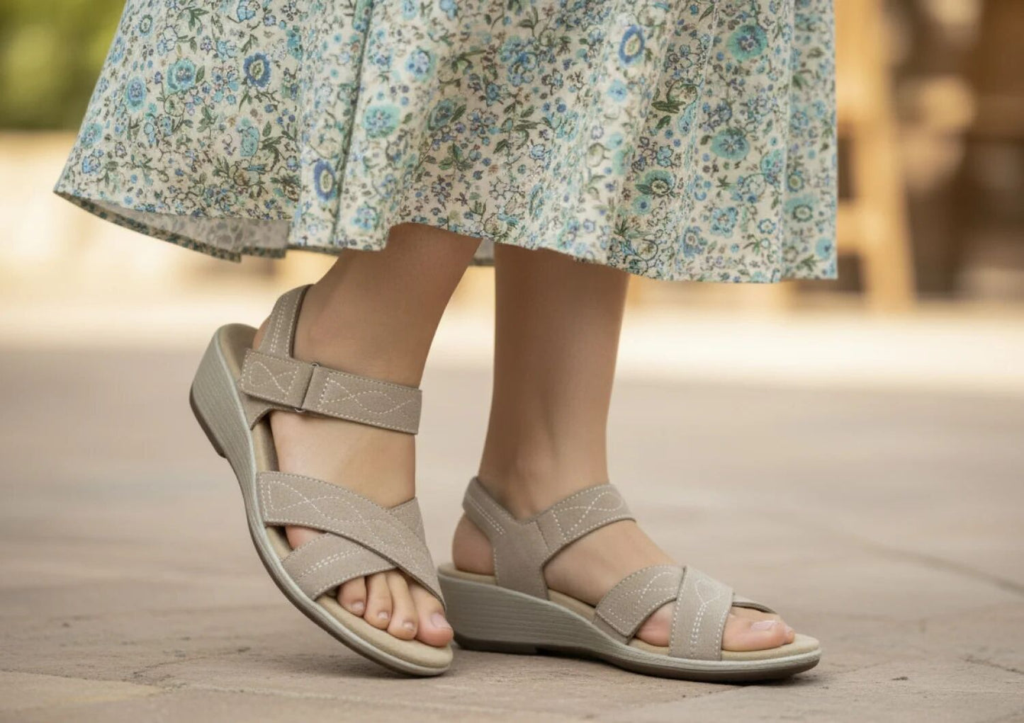 Holly – Warme elegantie in zacht taupe