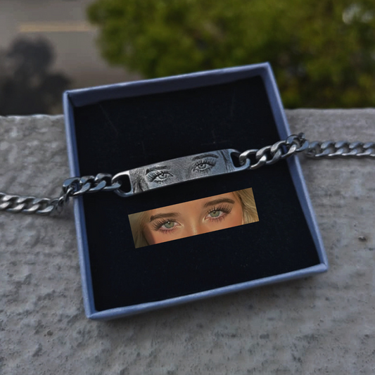 Custom Ogen Gegraveerde Armband
