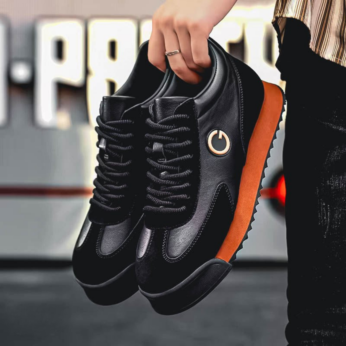 Guerda | Italiaanse Leren Sneakers