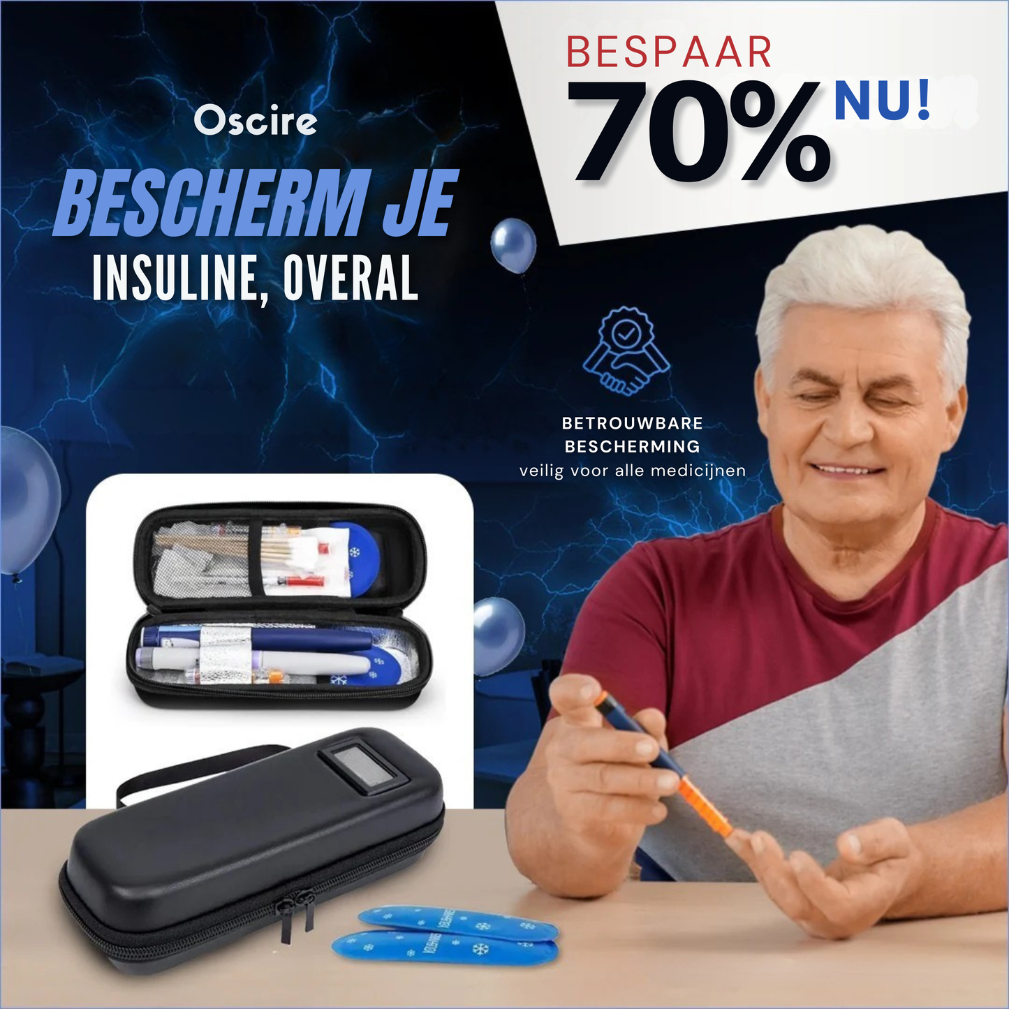 Insuline Veiligheids Koelcase