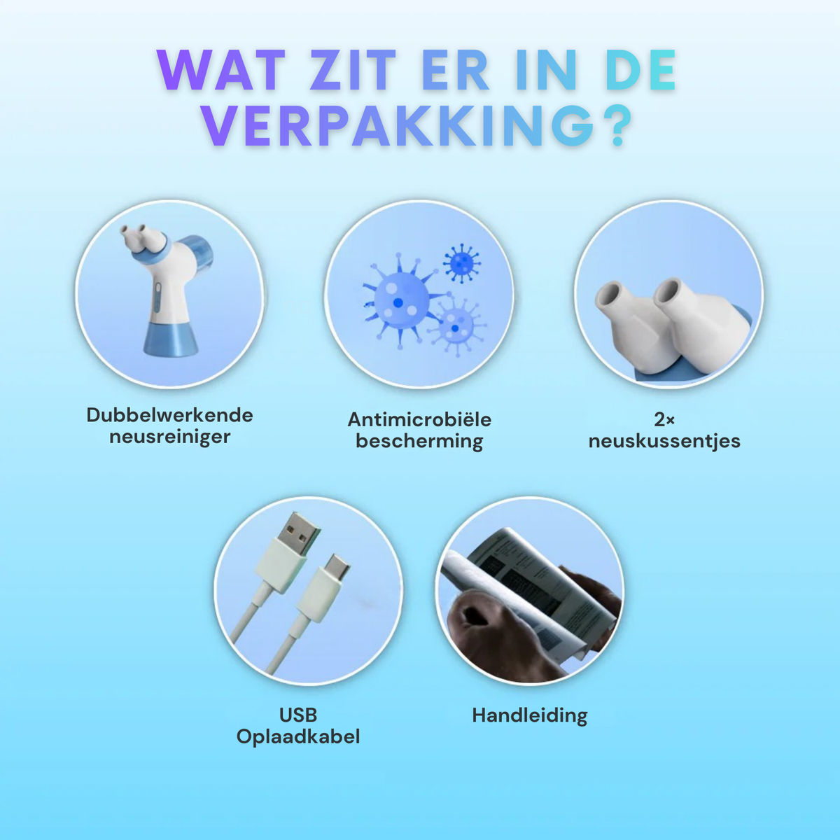 ClearAir Nasale Reinigingssysteem met Dual-Action Technologie voor Snellere Neusdoorstroming