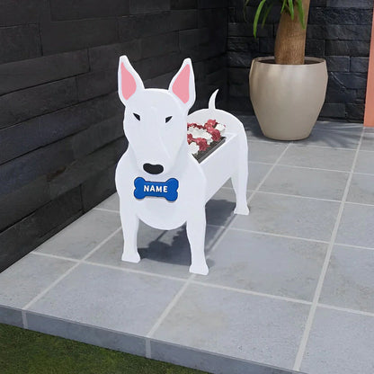 Bloempot - Bullterriër