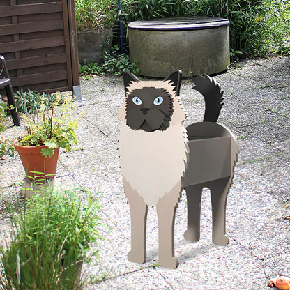 Bloempot - Birmese kat