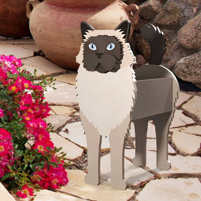 Bloempot - Birmese kat
