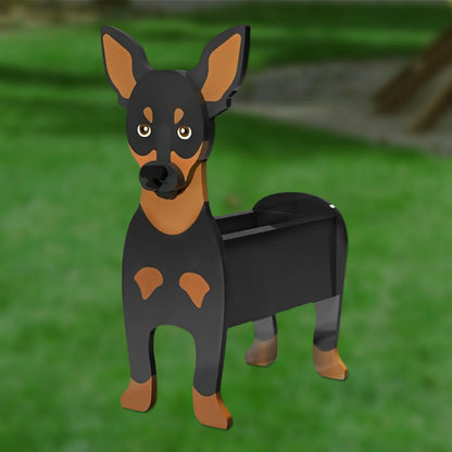 Bloempot - Dwergpinscher