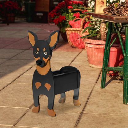 Bloempot - Dwergpinscher