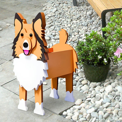 Bloempot - Shetland Sheepdog