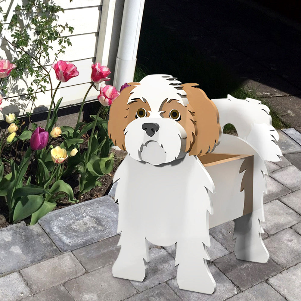 Bloempot - Shih tzu