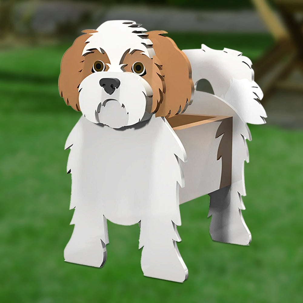 Bloempot - Shih tzu
