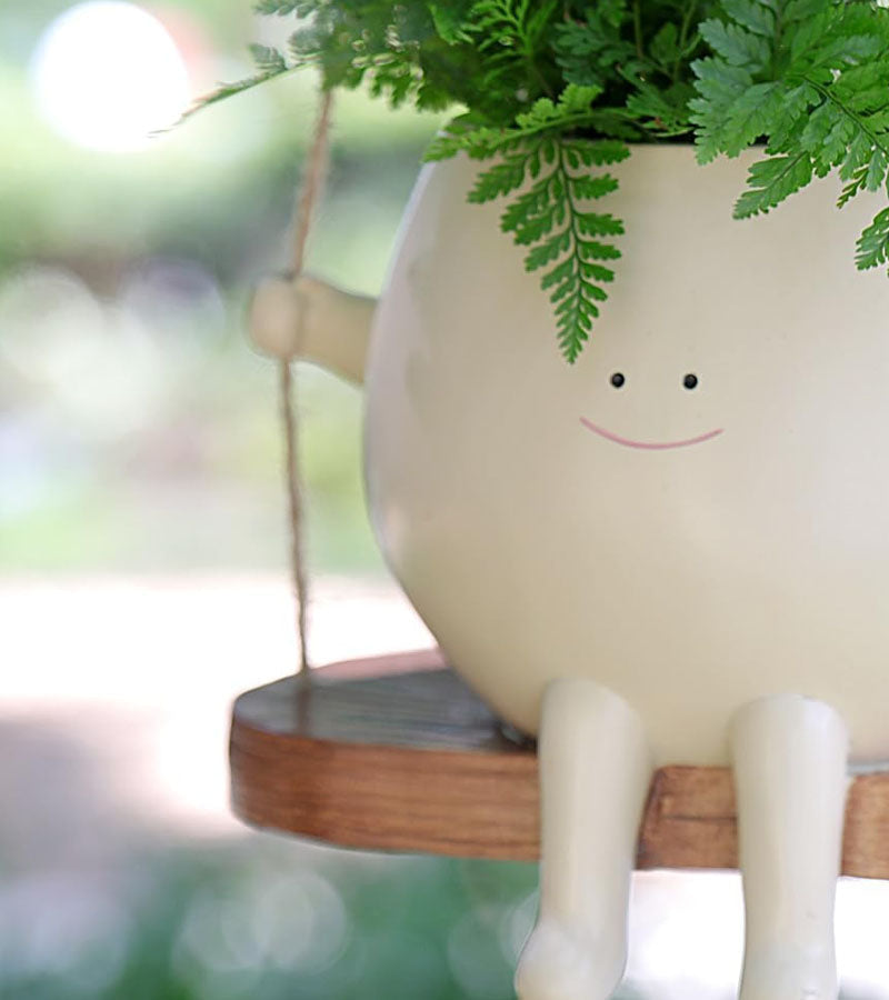 Schommelende Plantenpot
