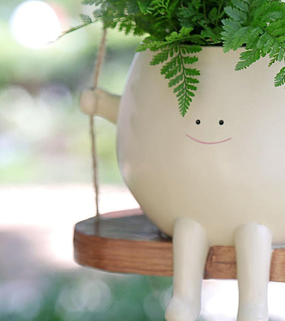 Schommelende Plantenpot