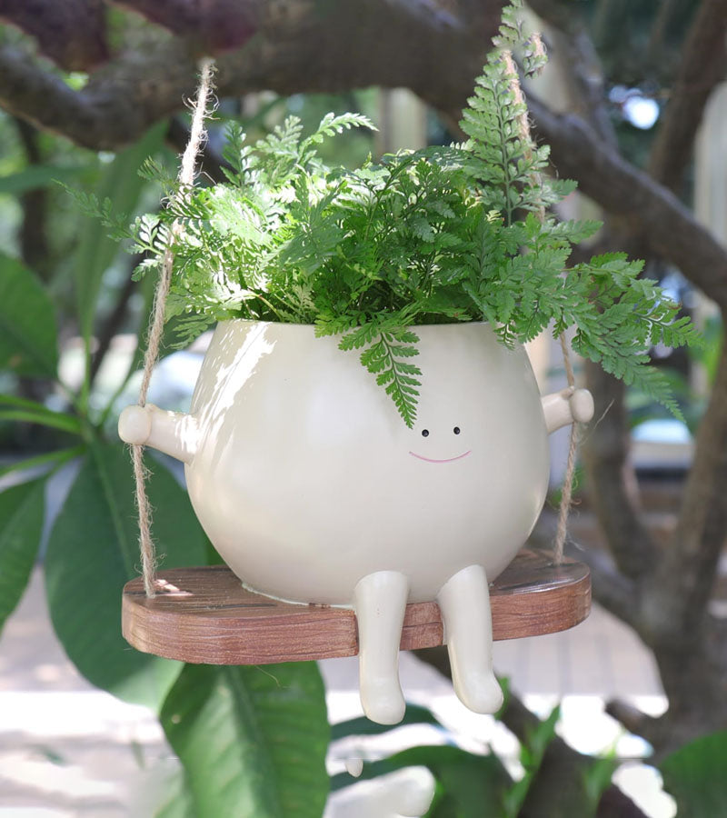 Schommelende Plantenpot