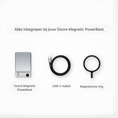Aeron Magnetische Powerbank | Ultradun Ontwerp met Ingebouwde Stand
