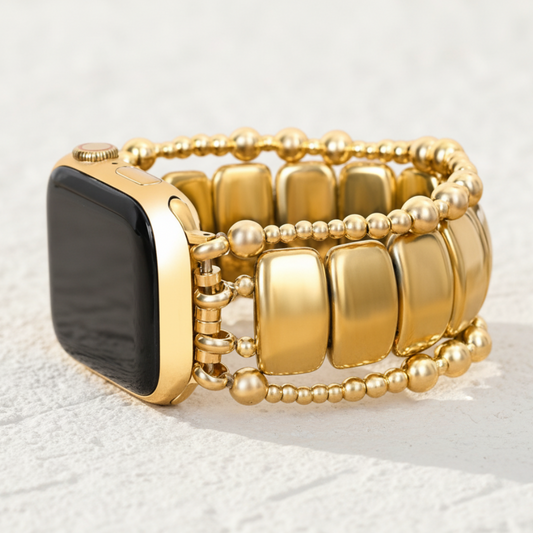 NatureStraps Goud Noir Stretch