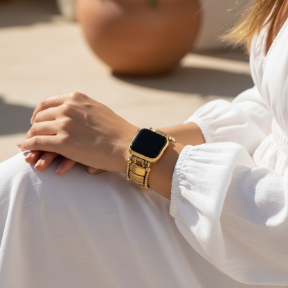 NatureStraps Goud Noir Stretch