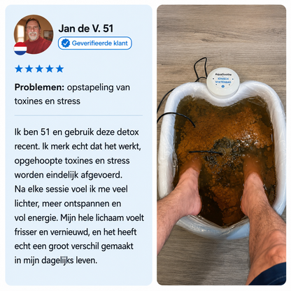 AquaSoothe | Ionisch detox-voetenbad