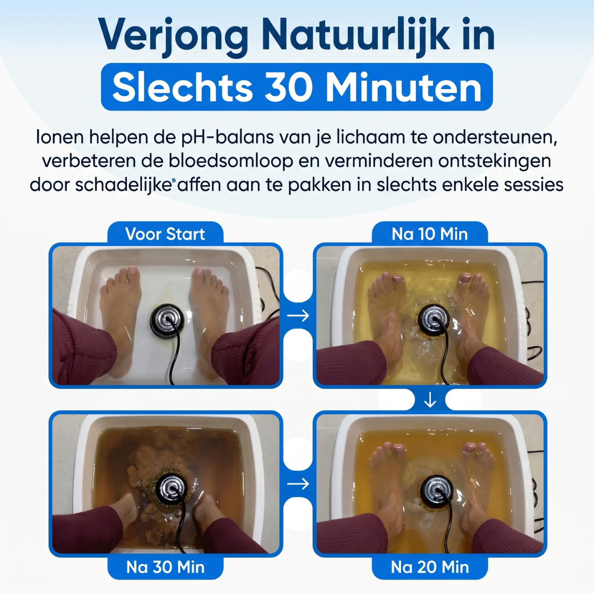 AquaSoothe | Ionisch detox-voetenbad