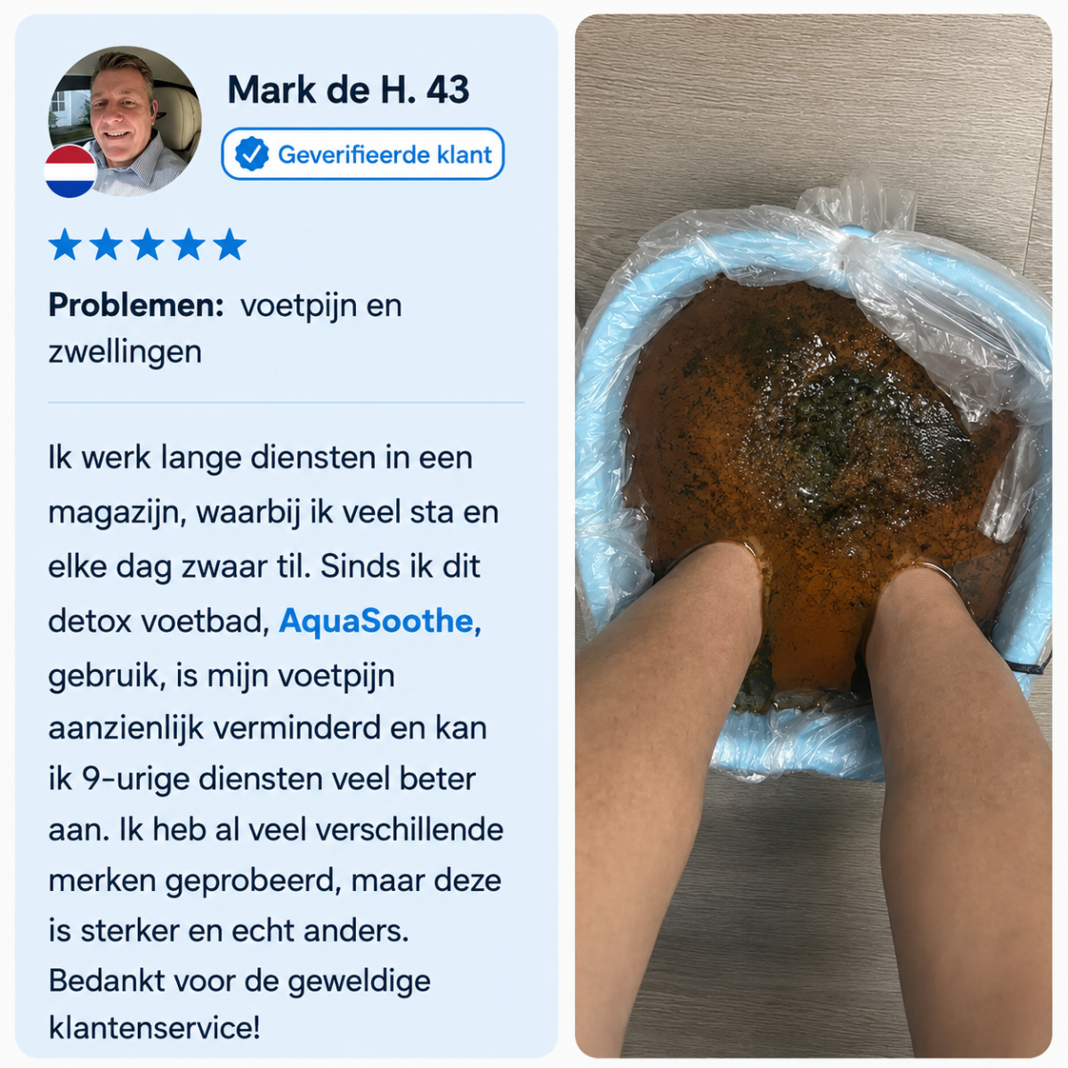 AquaSoothe | Ionisch detox-voetenbad