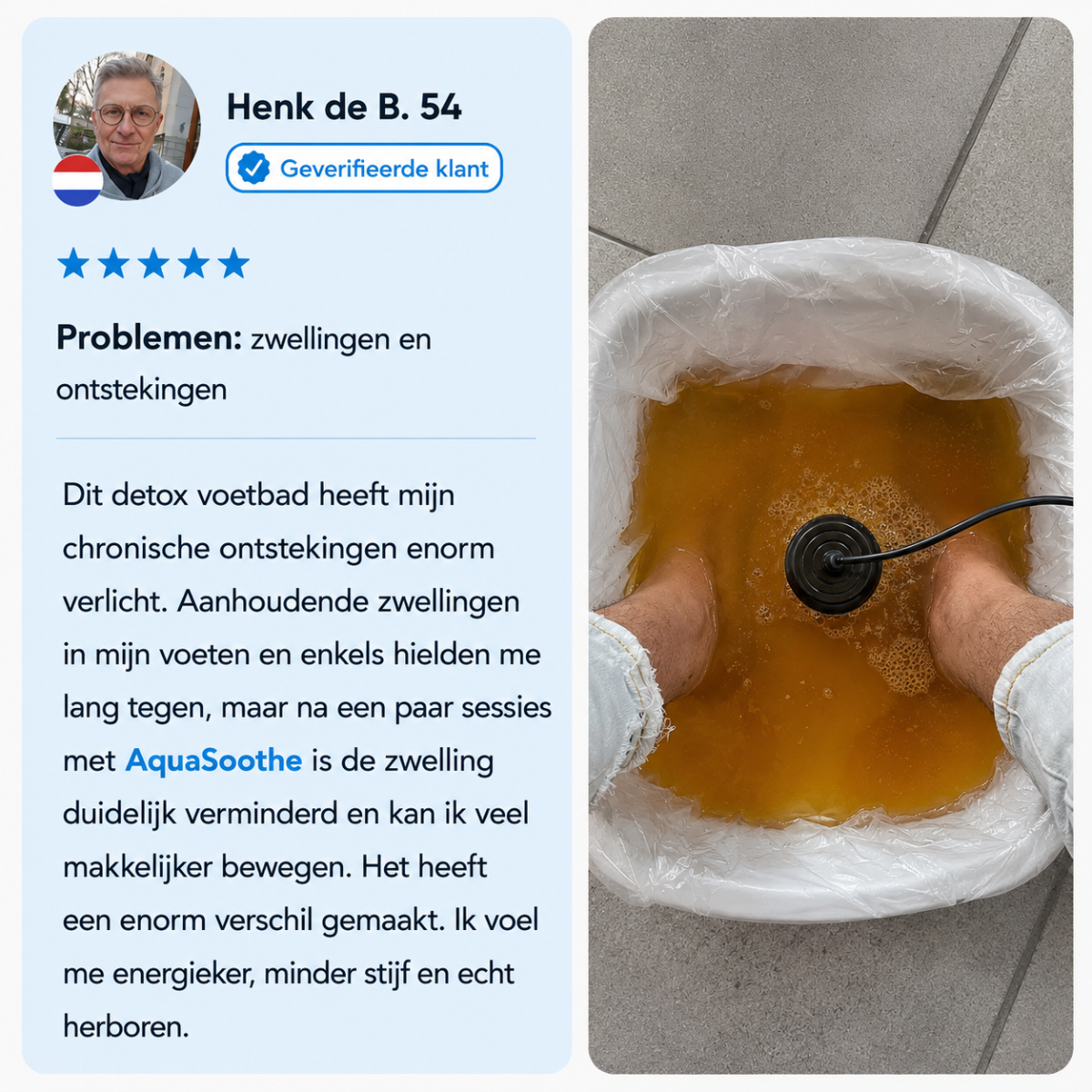 AquaSoothe | Ionisch detox-voetenbad