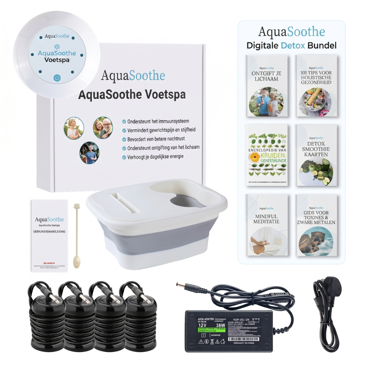 AquaSoothe | Ionisch detox-voetenbad