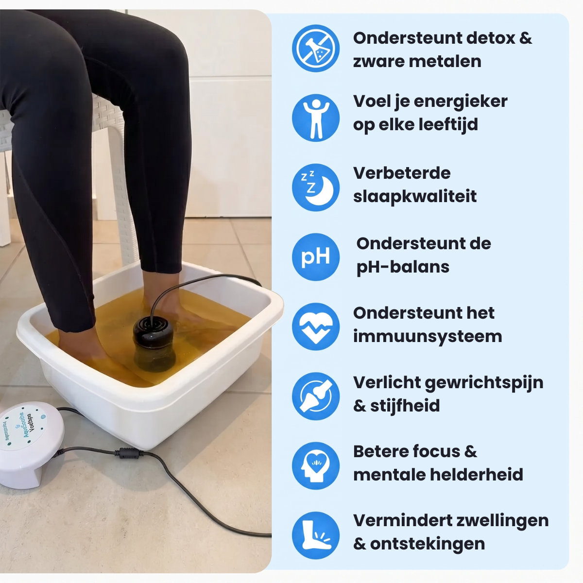 AquaSoothe | Ionisch detox-voetenbad
